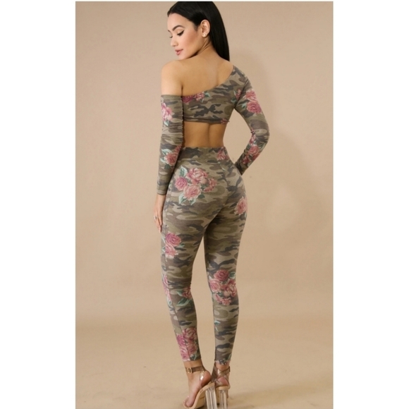 Camouflage Rose Legging Set - Picture 3 of 5